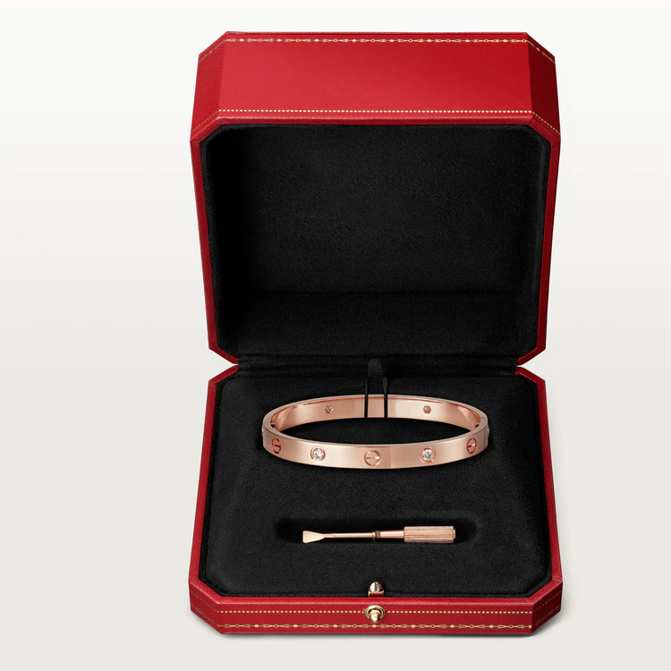 [Eterna Jewels]LOVE BRACELET 6.1MM 4 DIAMONDS