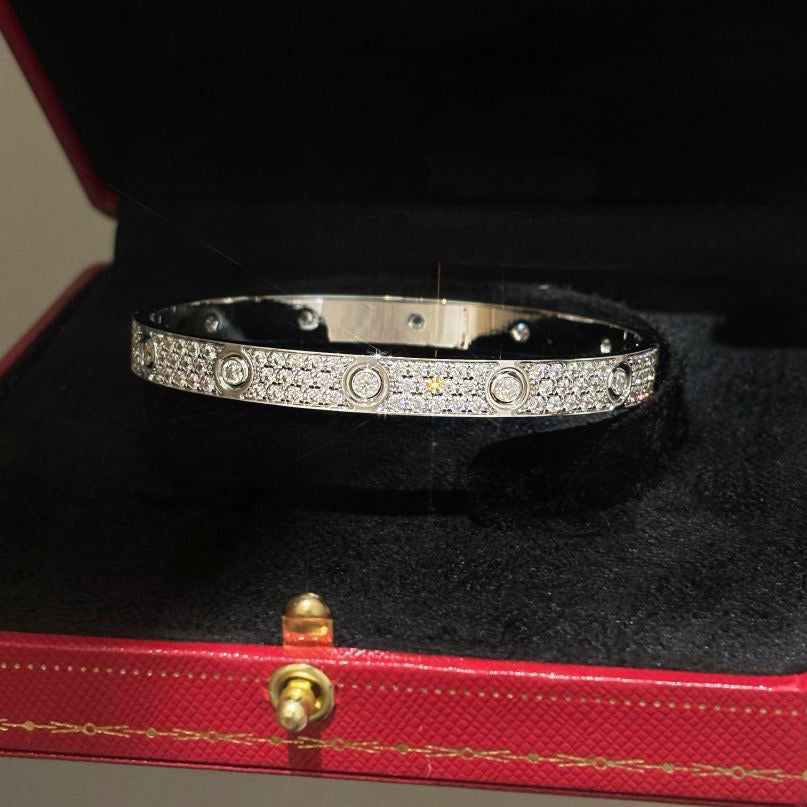 [Eterna Jewels]LOVE BRACELET 6.1MM DIAMOND-PAVED 10 BIG DIAMONDS