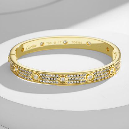 [Eterna Jewels]LOVE BRACELET 6.1MM DIAMOND-PAVED 10 BIG DIAMONDS