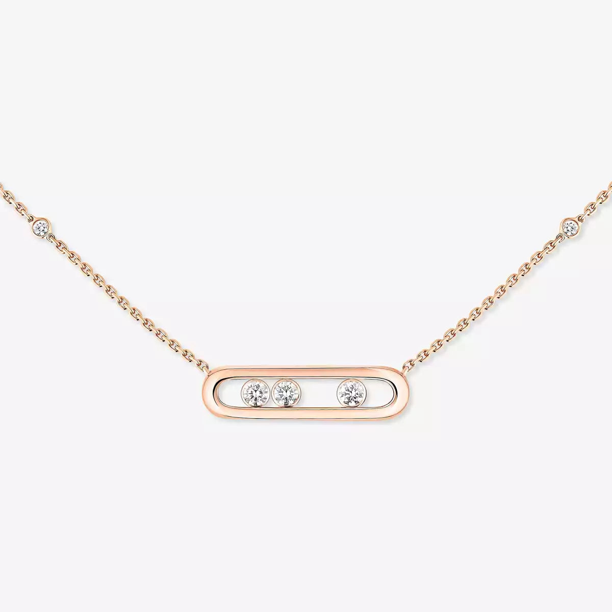 [Eterna Jewels] Baby Move Gold Diamond Necklace