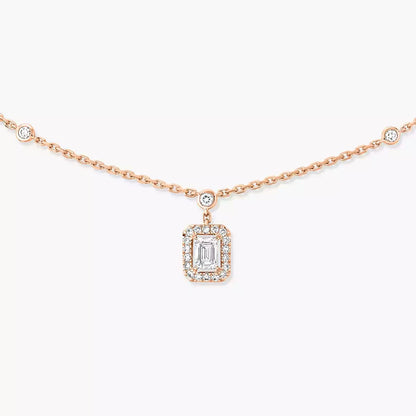 [Eterna Jewels]My Twin Diamond Necklace in Silver