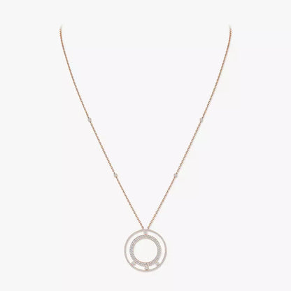 [Eterna Jewels]Move Romane Long Pave_-Set Diamond Necklace